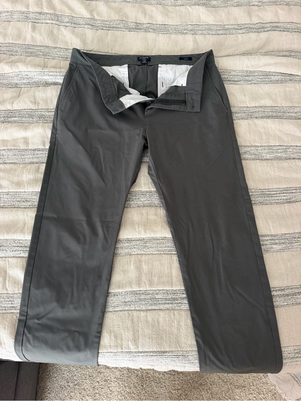 J. Crew Men's Chino Pants - Slate Gray